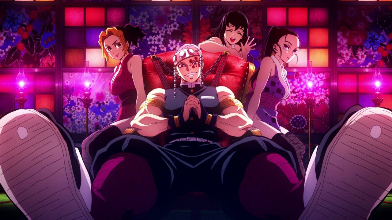 Demon Slayer The Entertainment District Arc poster